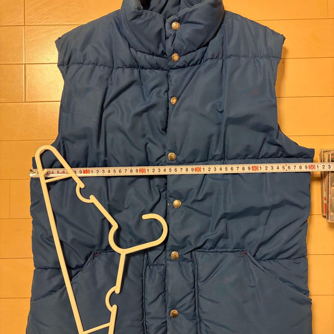 North Face 70s ダウンベスト ノースフェイス 茶タグ ビンテージ