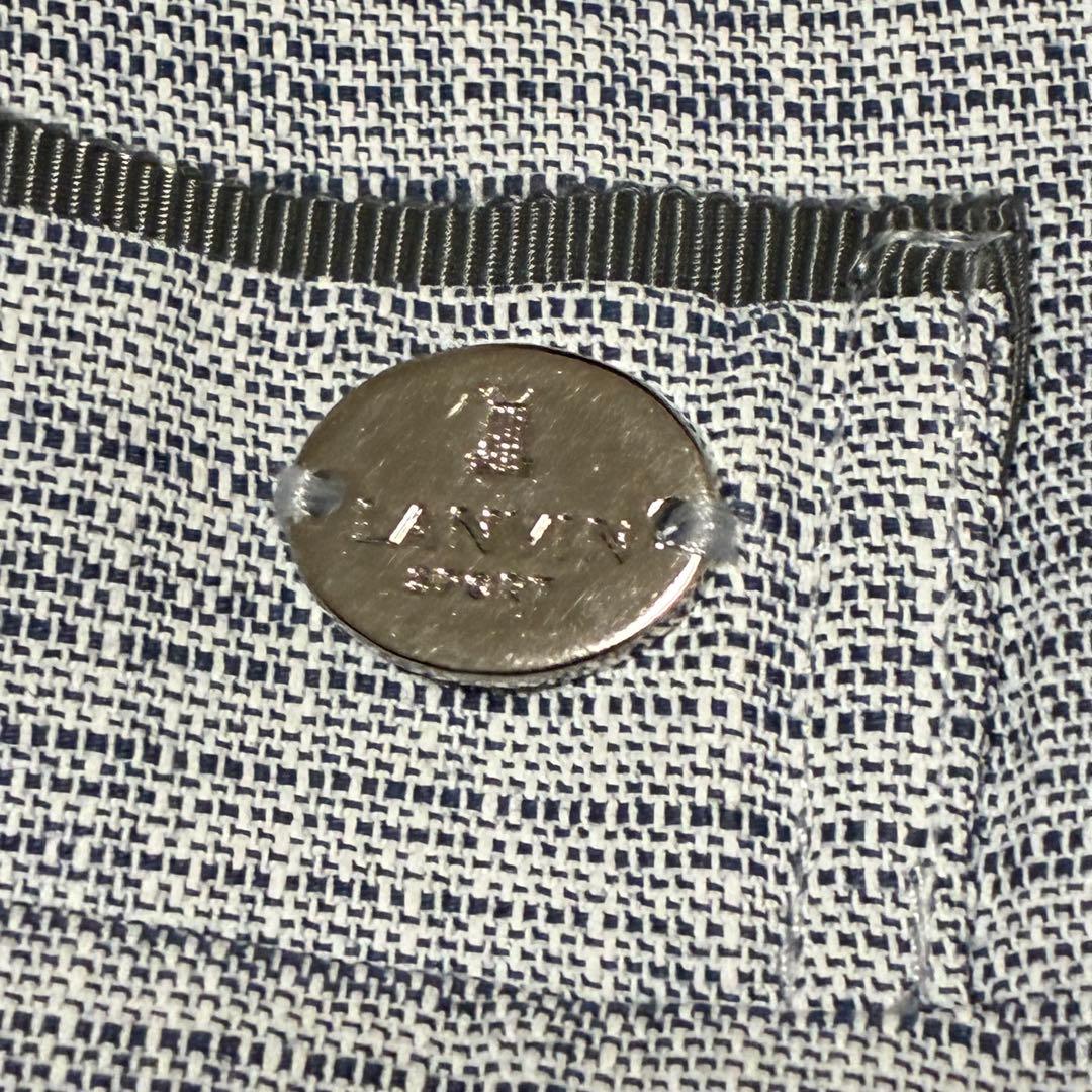 LANVIN SPORT 未使用タグ付 現行 高年式 ゴルフ ハーフパンツ