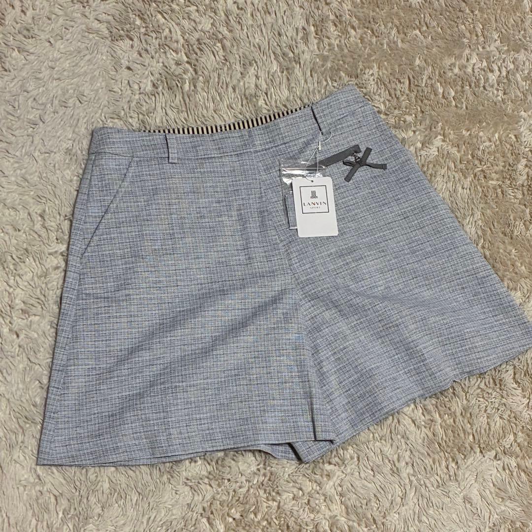 LANVIN SPORT 未使用タグ付 現行 高年式 ゴルフ ハーフパンツ