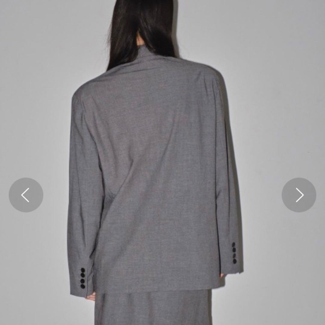 ヘザーオーバージャケット　36