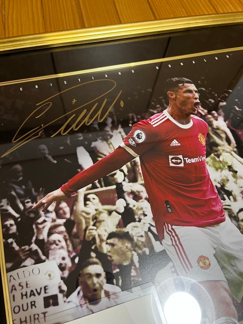 クリスティアーノロナウド 直筆サインフォト ダグアウト　世界限定30枚　証明書付