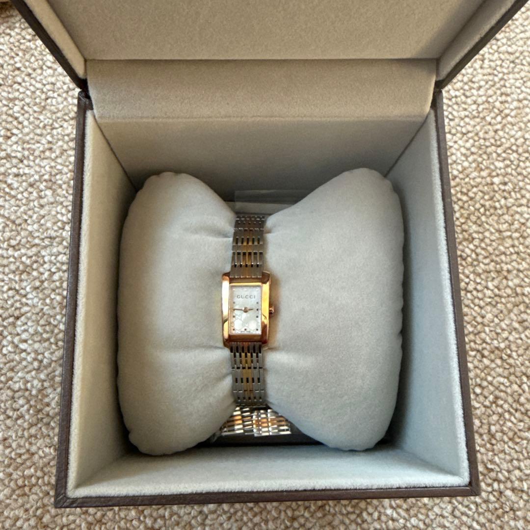 GUCCI クォーツ腕時計 ゴールド シルバー