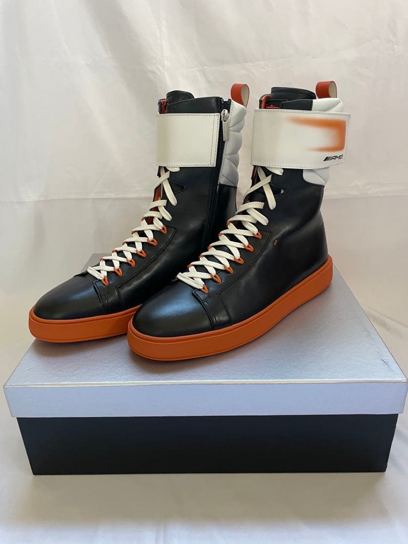 希少 Santoni× AMG 日本未発売 ハイカットブーツ 新品未使用　29㎝