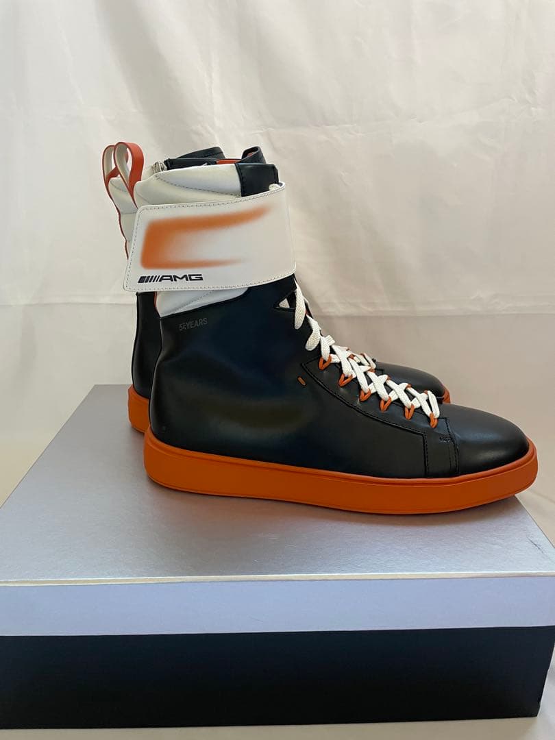 希少 Santoni× AMG 日本未発売 ハイカットブーツ 新品未使用　29㎝