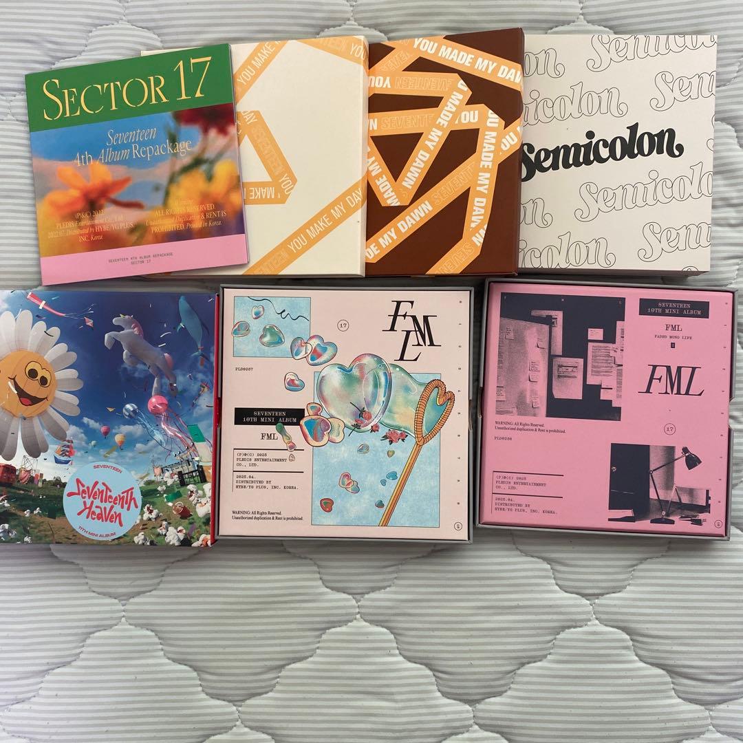 seventeenアルバム トレカまとめ売り