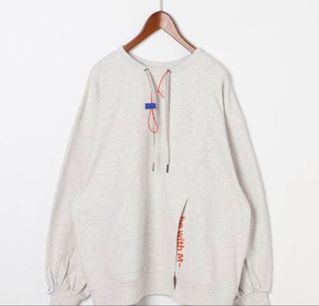 ニコアンドbewithMMisayo2WAY オシャプルオーバーライトグレー新品