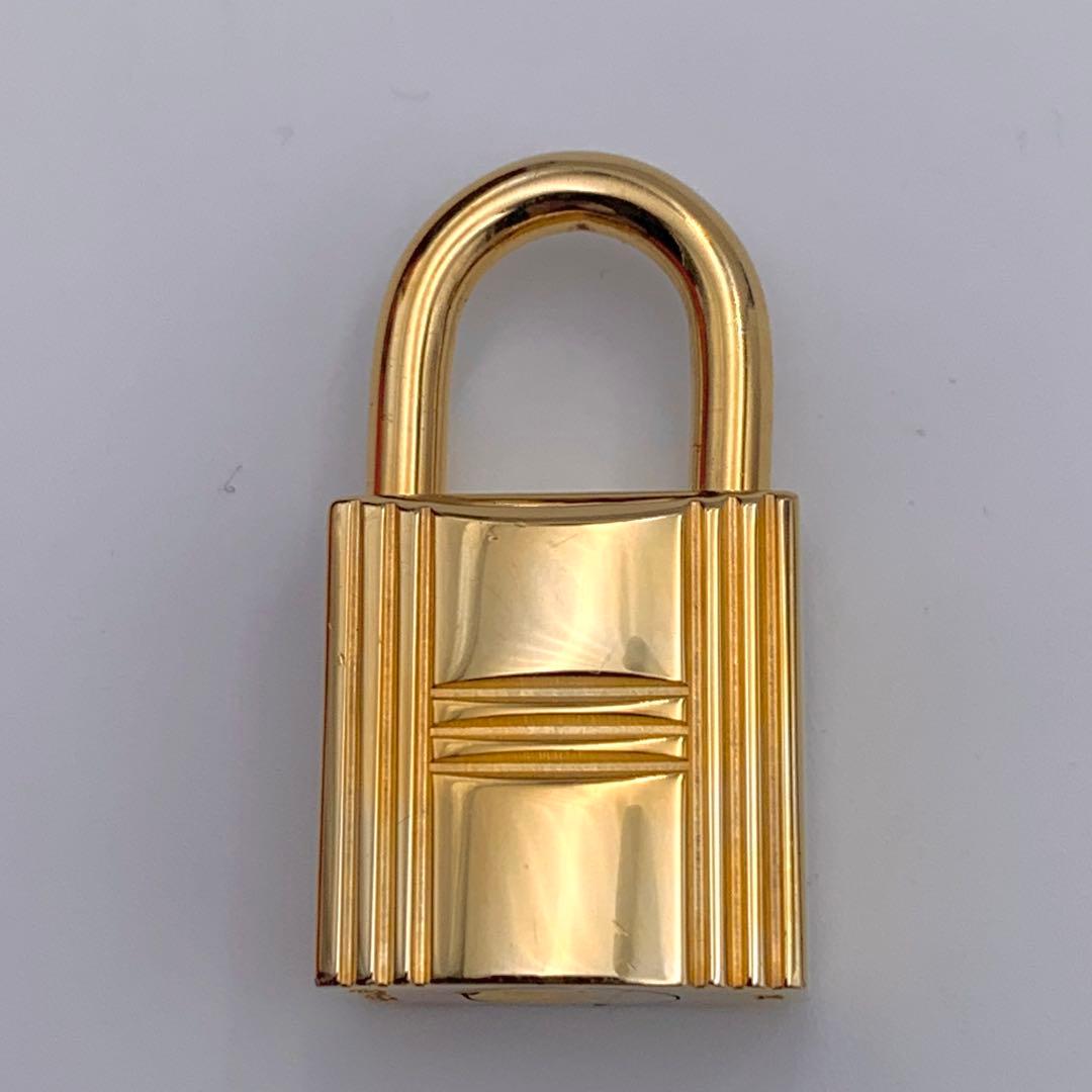 HERMES エルメス カデナ 110番 ゴールド 24Kメッキ 鍵付き 南京錠