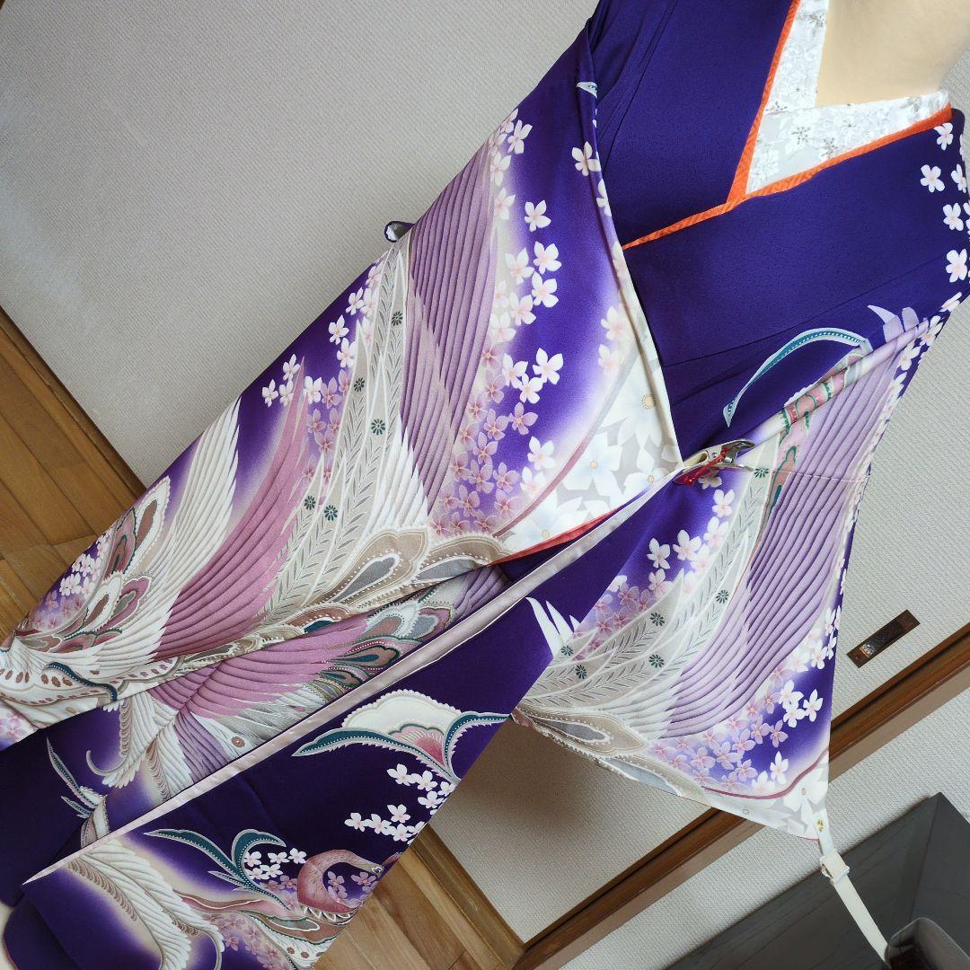 身丈168センチ華麗なまでのお振り袖　正絹　う