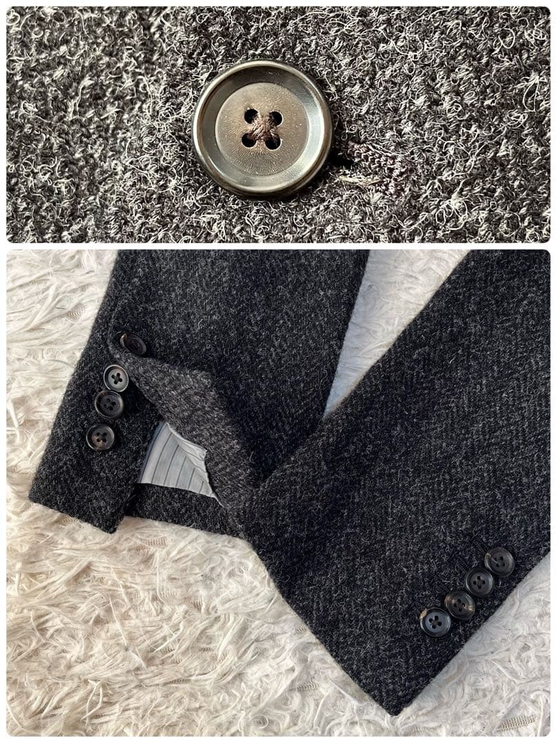 【美品】スーツセレクト　ハリスツイード　セットアップ　スーツ