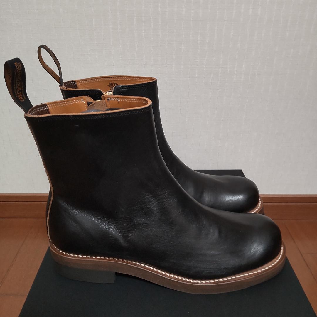 ローリングダブトリオ キャスパー ブラック ホースハイド US7 25cm