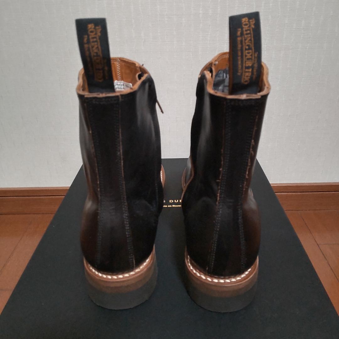 ローリングダブトリオ キャスパー ブラック ホースハイド US7 25cm