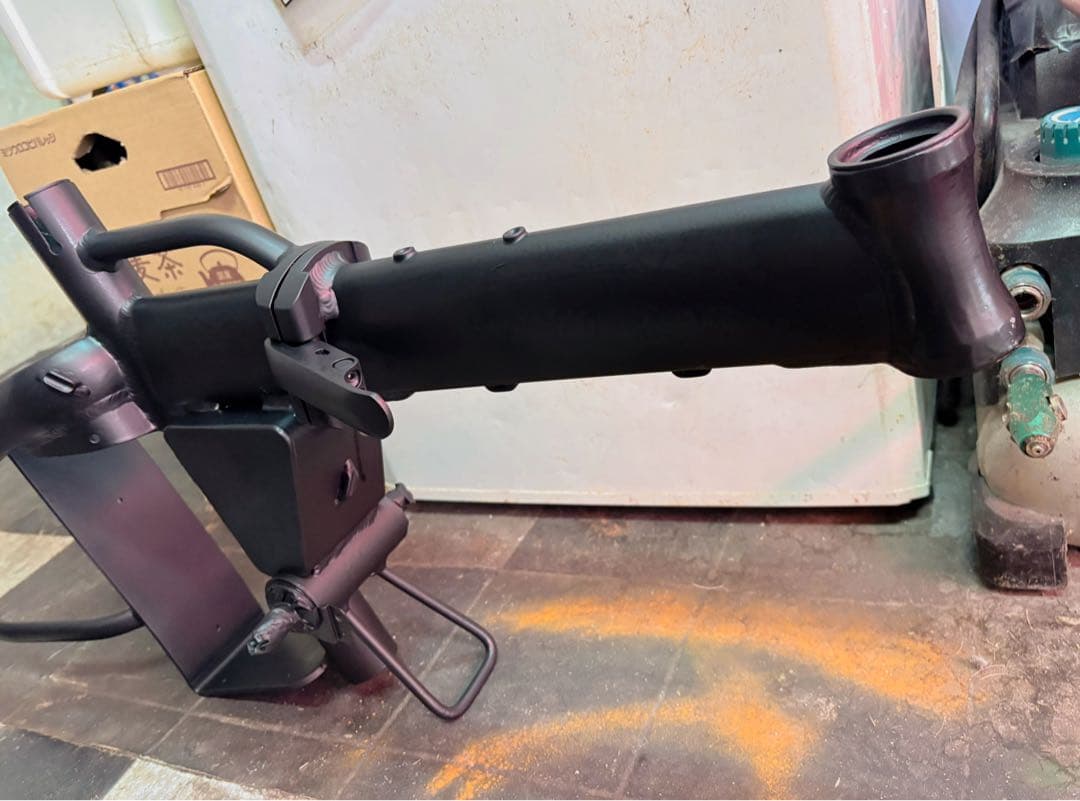 モビ用フロントホーク付きフレーム マットブラック、パーツ