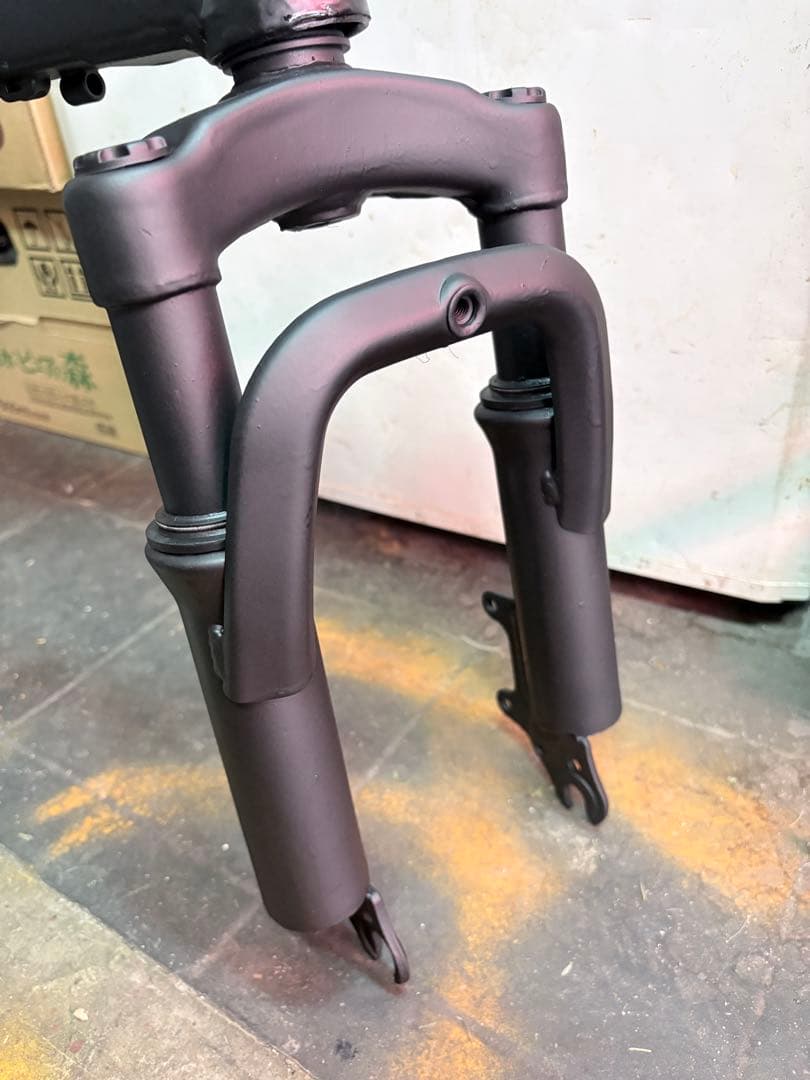 モビ用フロントホーク付きフレーム マットブラック、パーツ