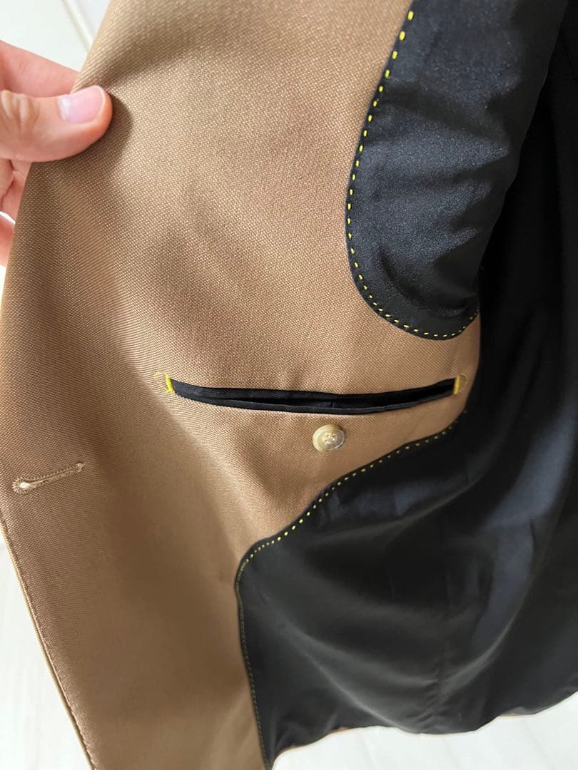 【超美品】THE URBAN BLANCHE タキシード　ダブル　ベージュ