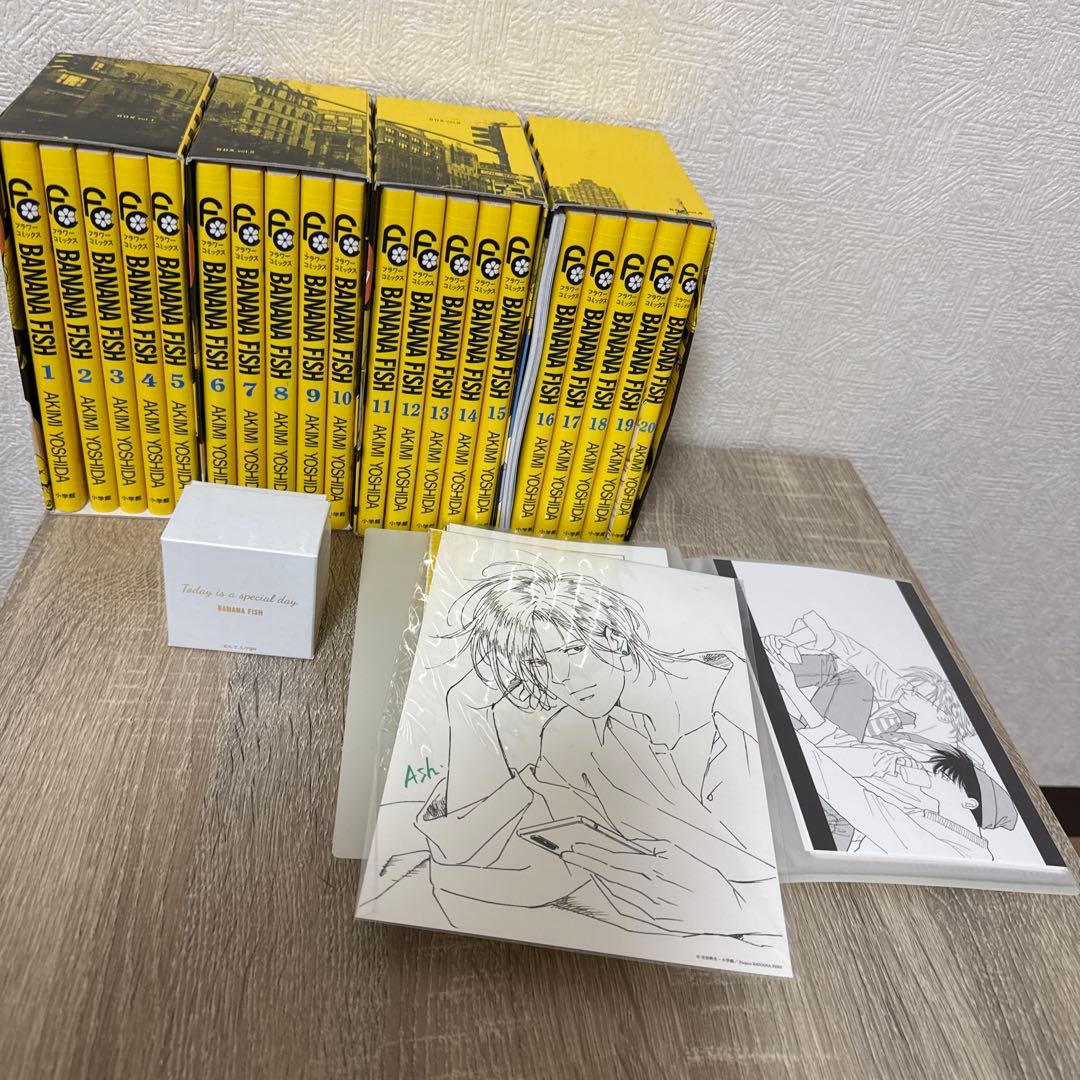 BANANAFISH 全巻セット 特典 ピアス ポストカードセット