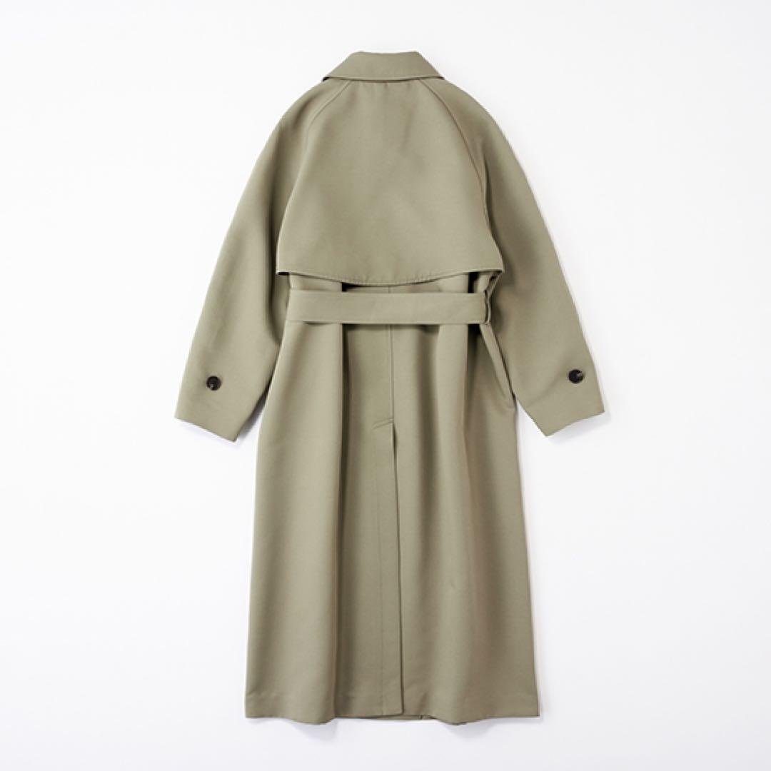 w*g様 ミースロエ sustainable ドルマンスリーブトレンチコート カ
