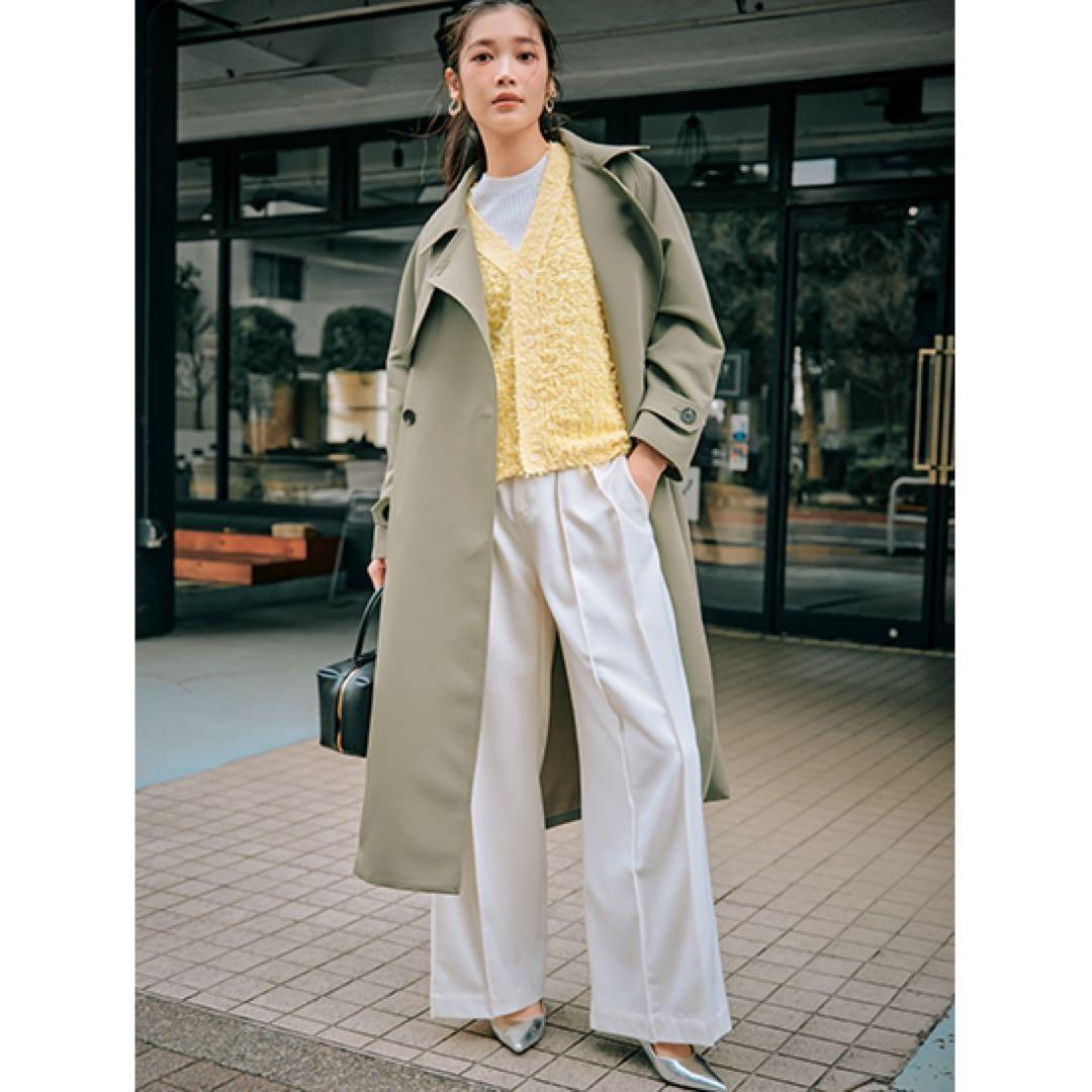 w*g様 ミースロエ sustainable ドルマンスリーブトレンチコート カ