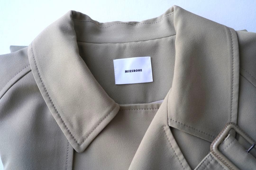 w*g様 ミースロエ sustainable ドルマンスリーブトレンチコート カ