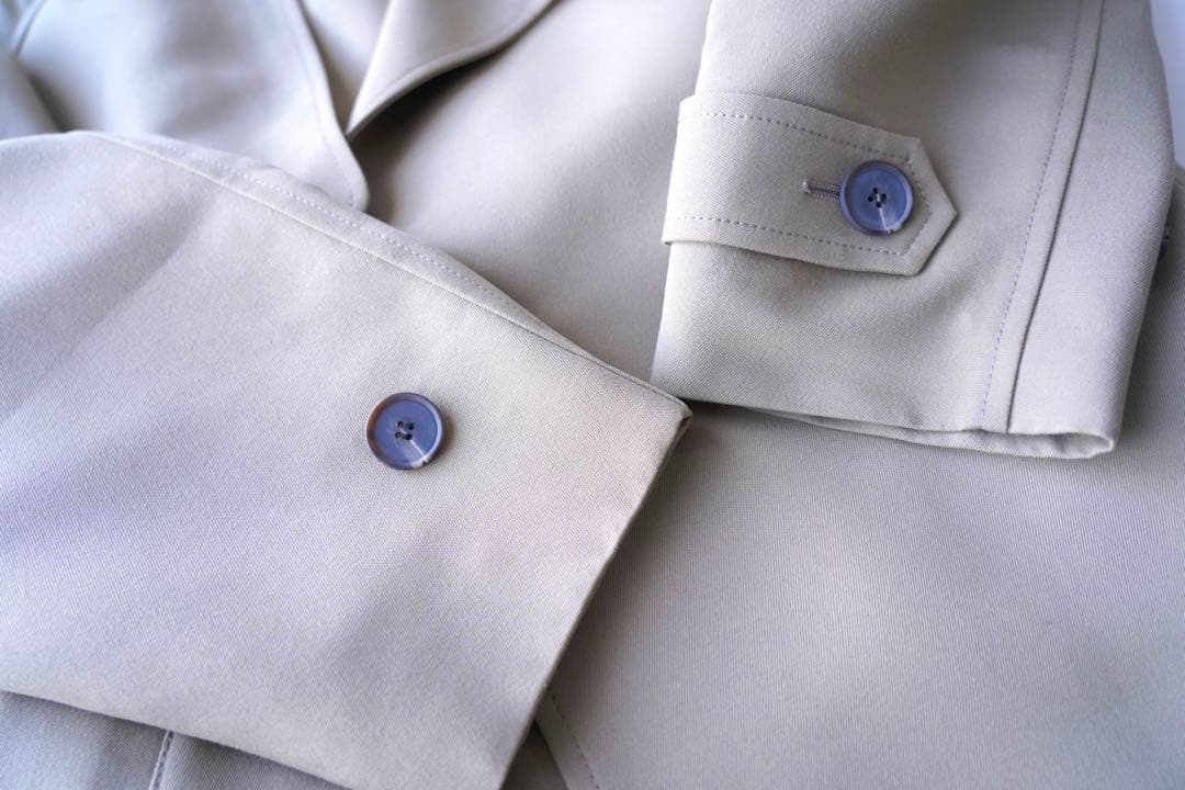 w*g様 ミースロエ sustainable ドルマンスリーブトレンチコート カ