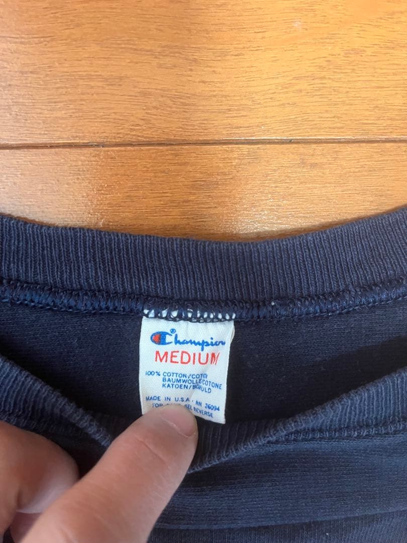 【masaqun551202専用】80s チャンピオン NAVY フットボール