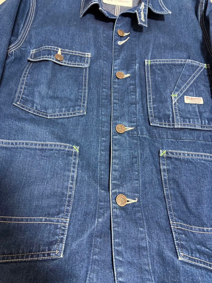 TCB Jeans Tabby's Jacketデニムカバーオール サイズ38