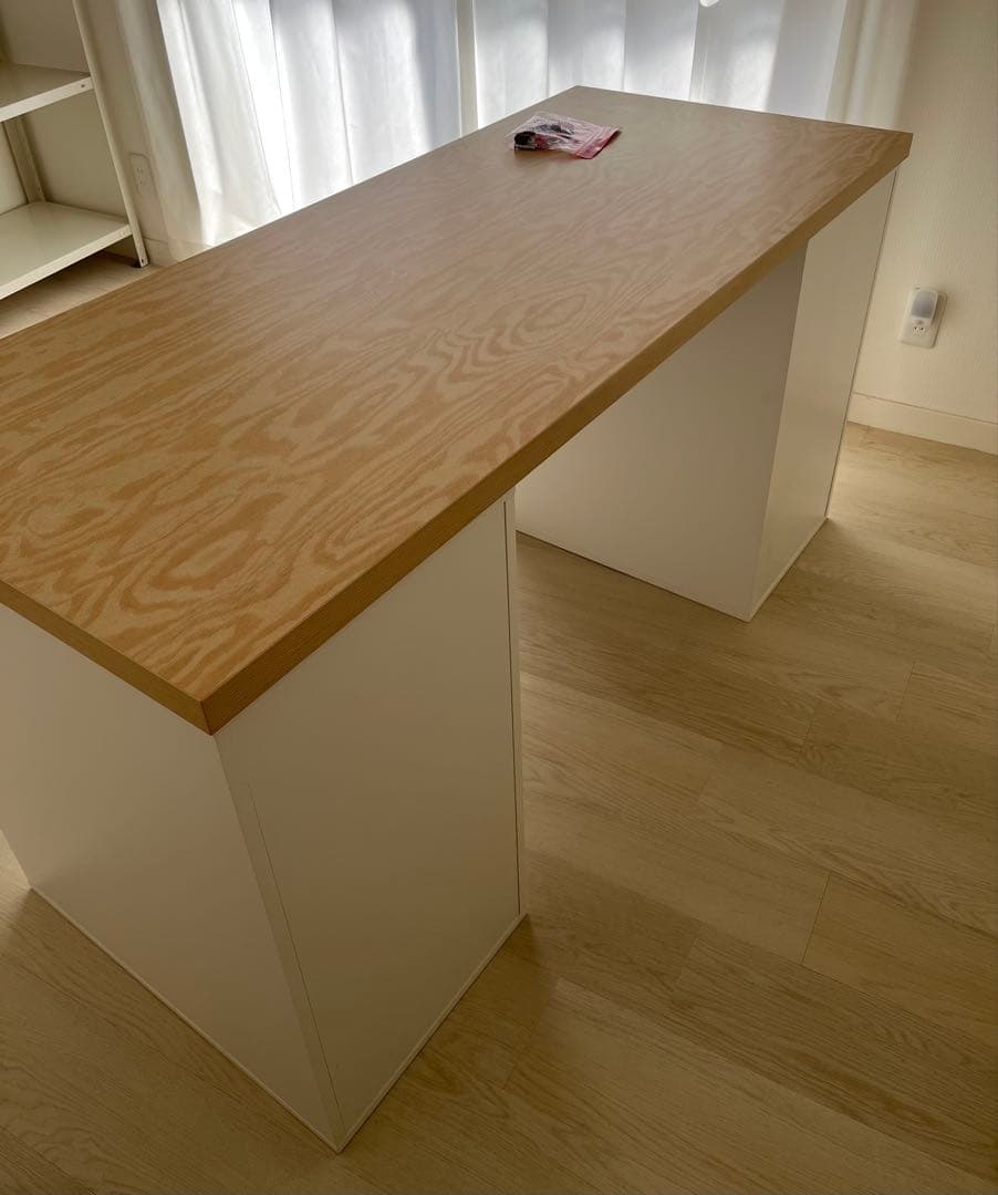 IKEA アレクス２台 ミットツィルケル天板 セット 140×60センチ