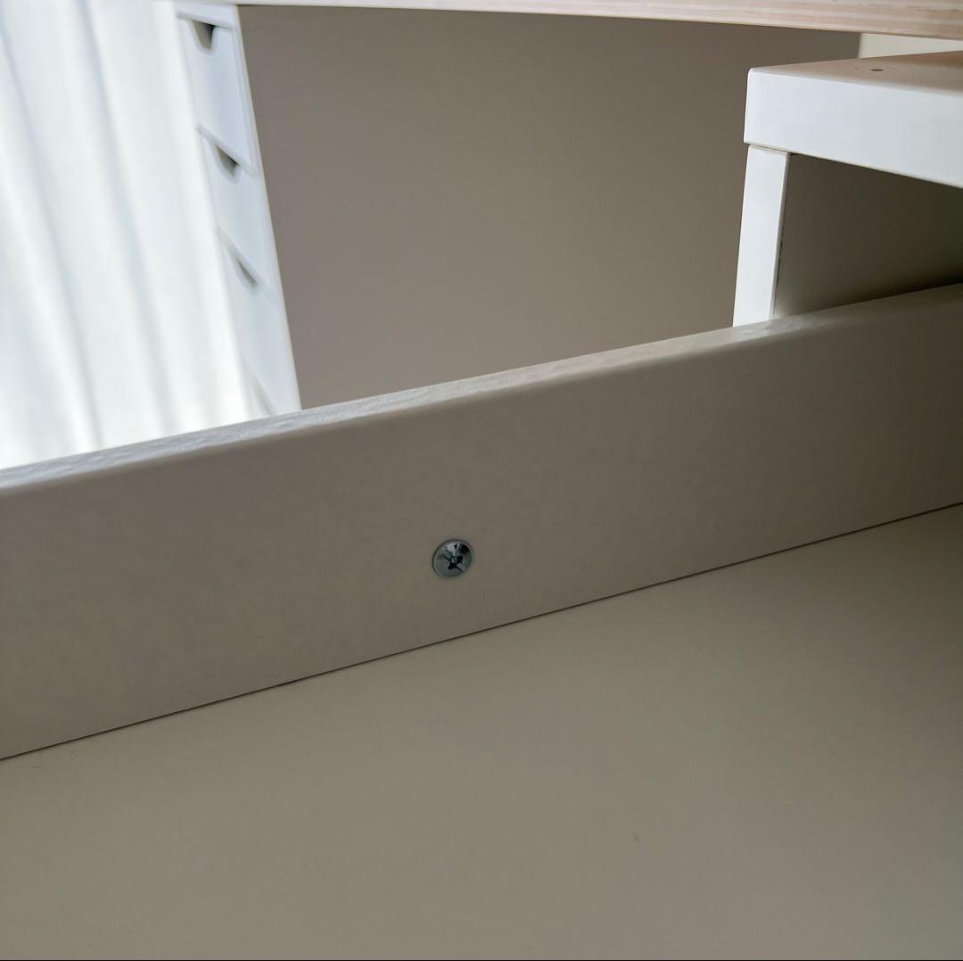 IKEA アレクス２台 ミットツィルケル天板 セット 140×60センチ