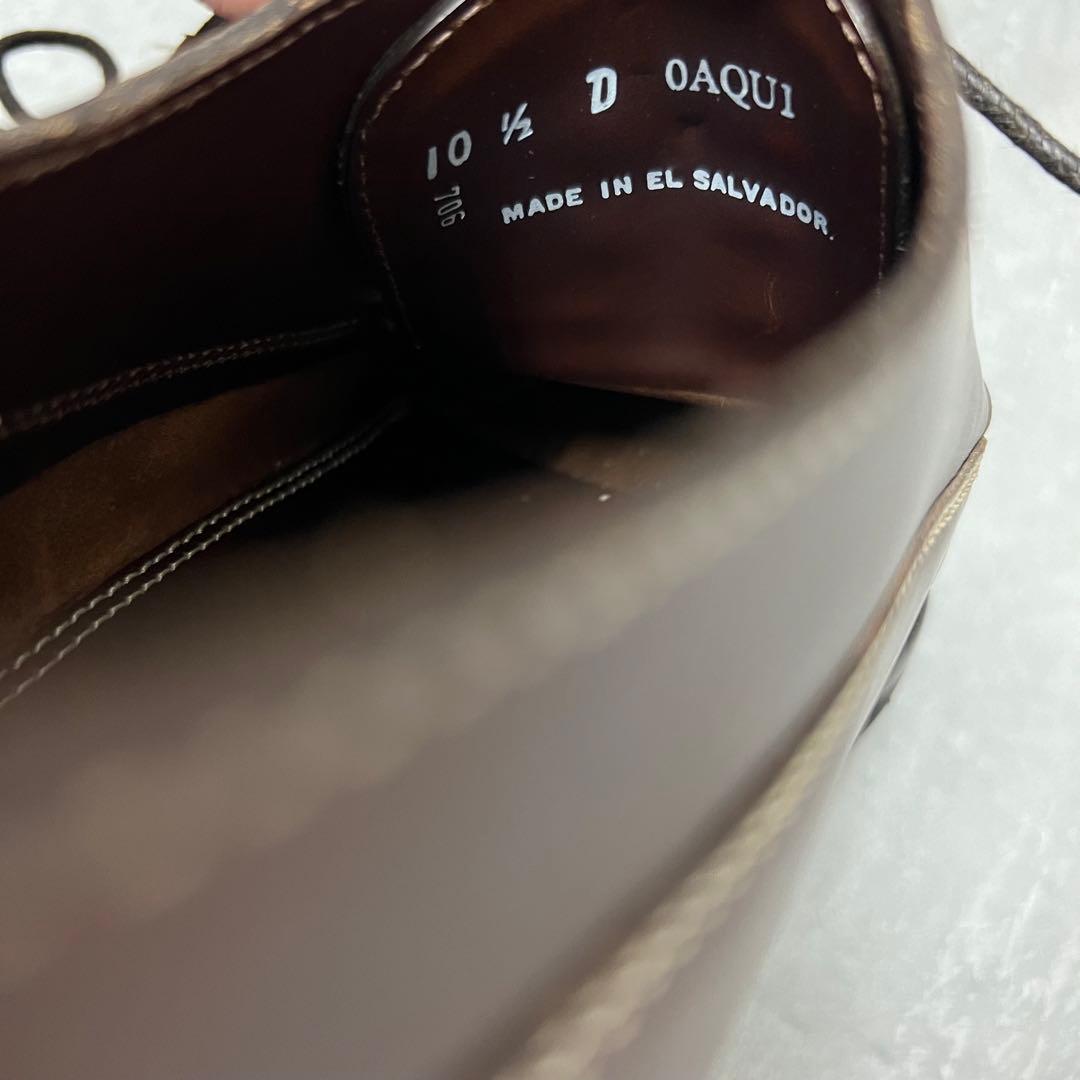 90sエルエルビーンLLBEANブラウンレザーモカシンデッキシューズ茶色革靴古着