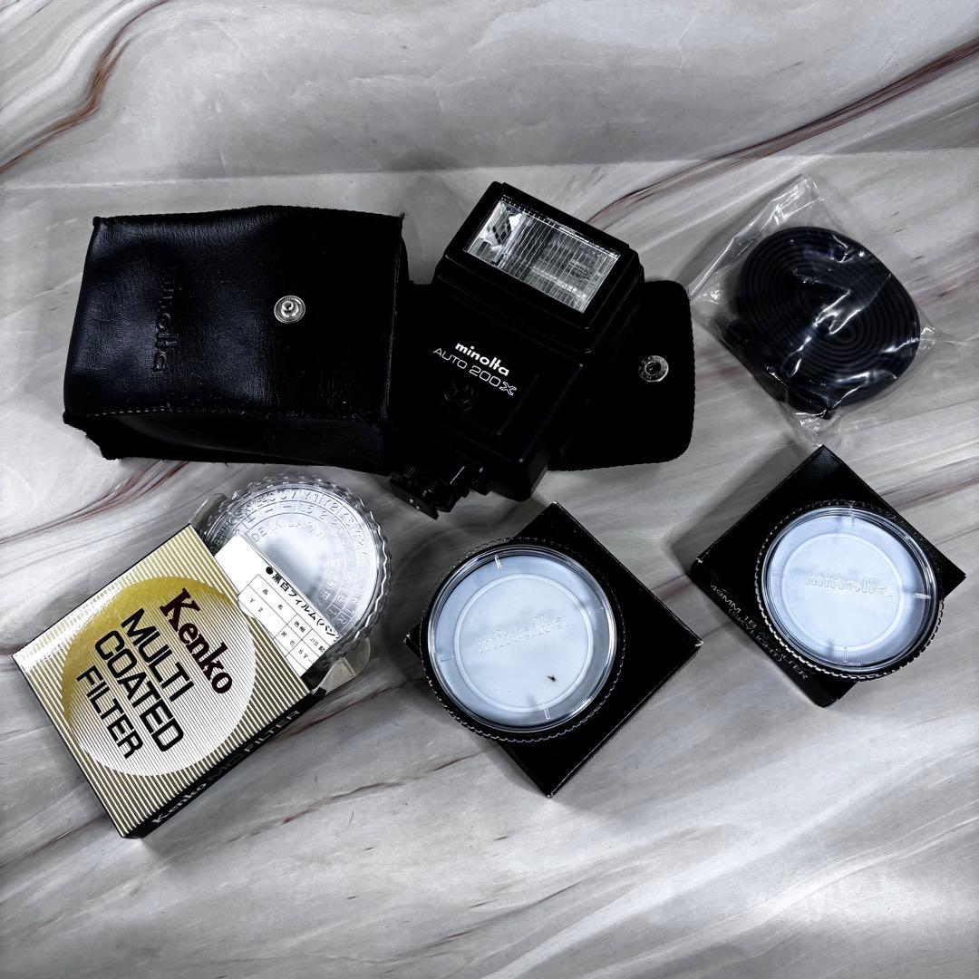 ミノルタ　XD 一眼レフ　付属品多数 ジャンク ケース　レンズ