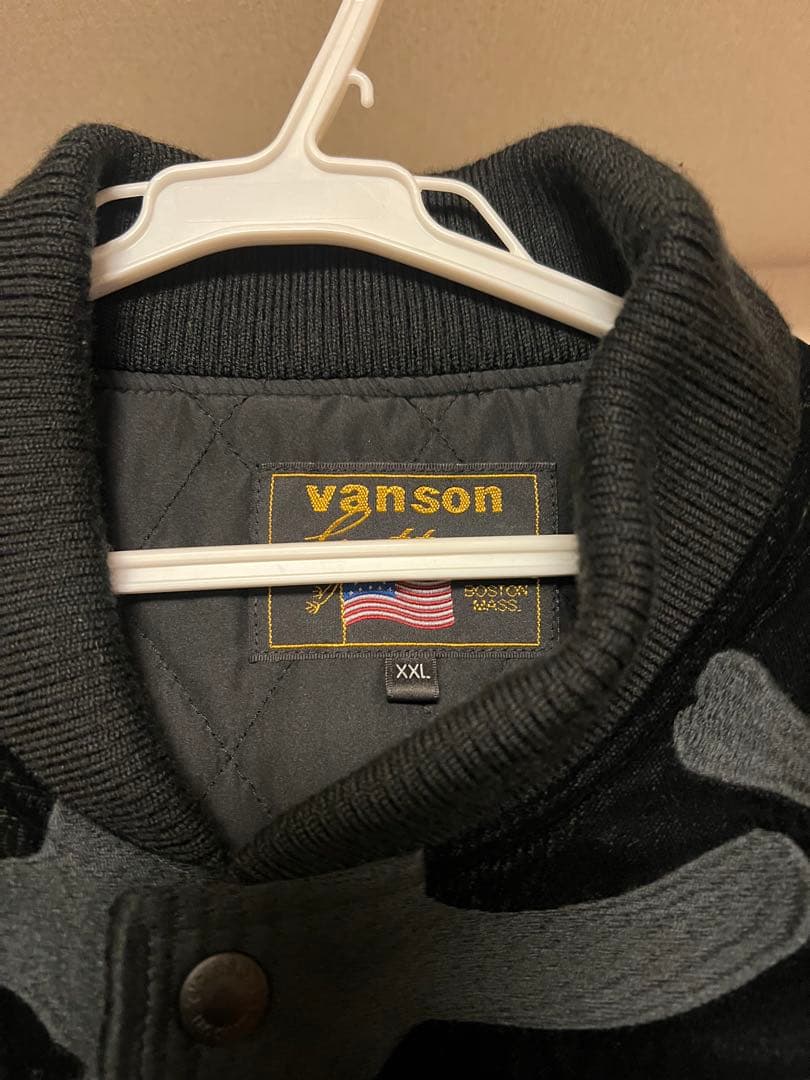 vanson スケルトンプリント MA-1ジャケット XXL