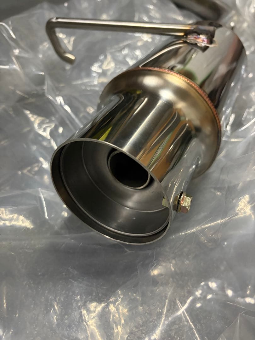 へ*い様 ミラ ミラジーノ L700 リアピース 砲弾マフラー