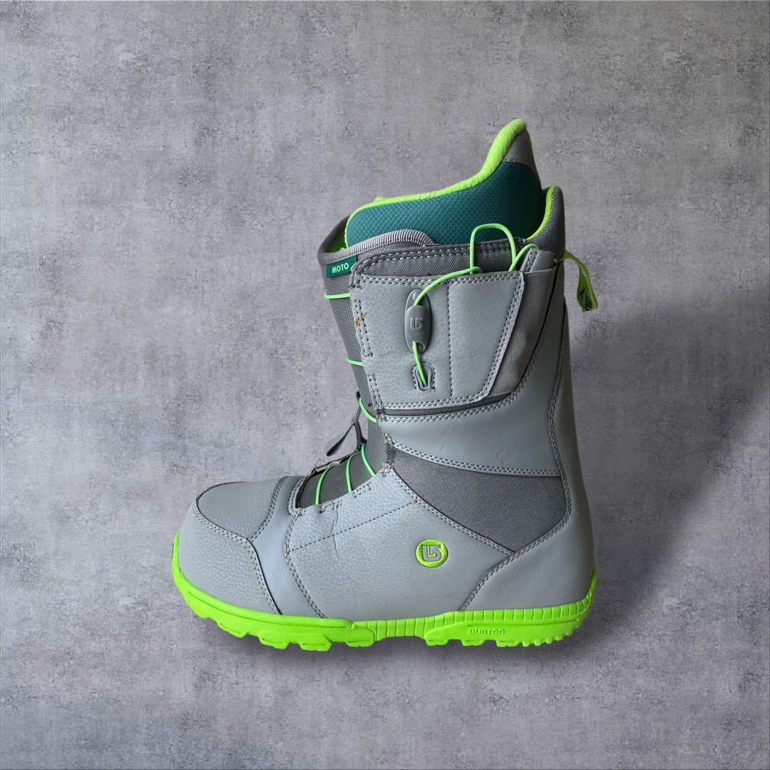 バートンBurtonブーツ27.5MOTOモトスノーボードウェアグレーグリーン