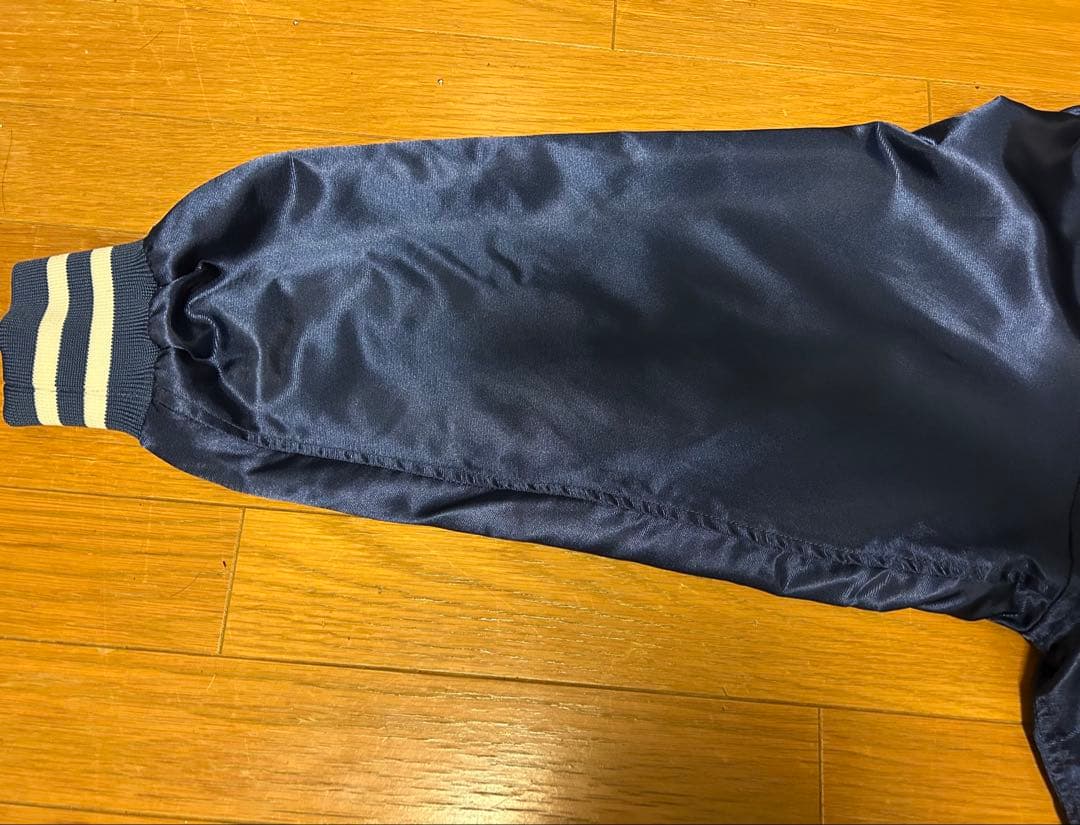 Keboz ネイビー サテンジャケット L