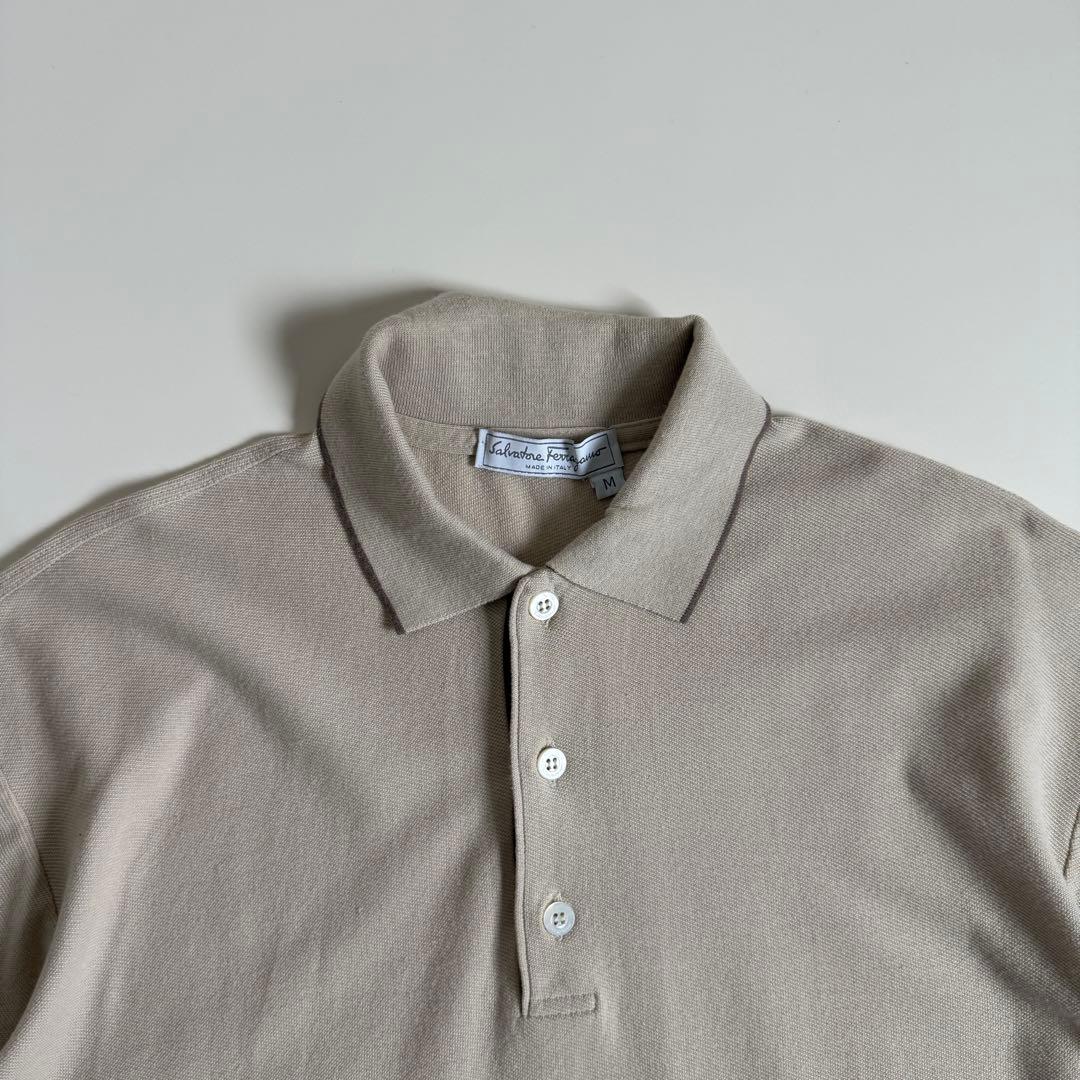 【Salvatore Ferragamo】1990s Polo Shirt