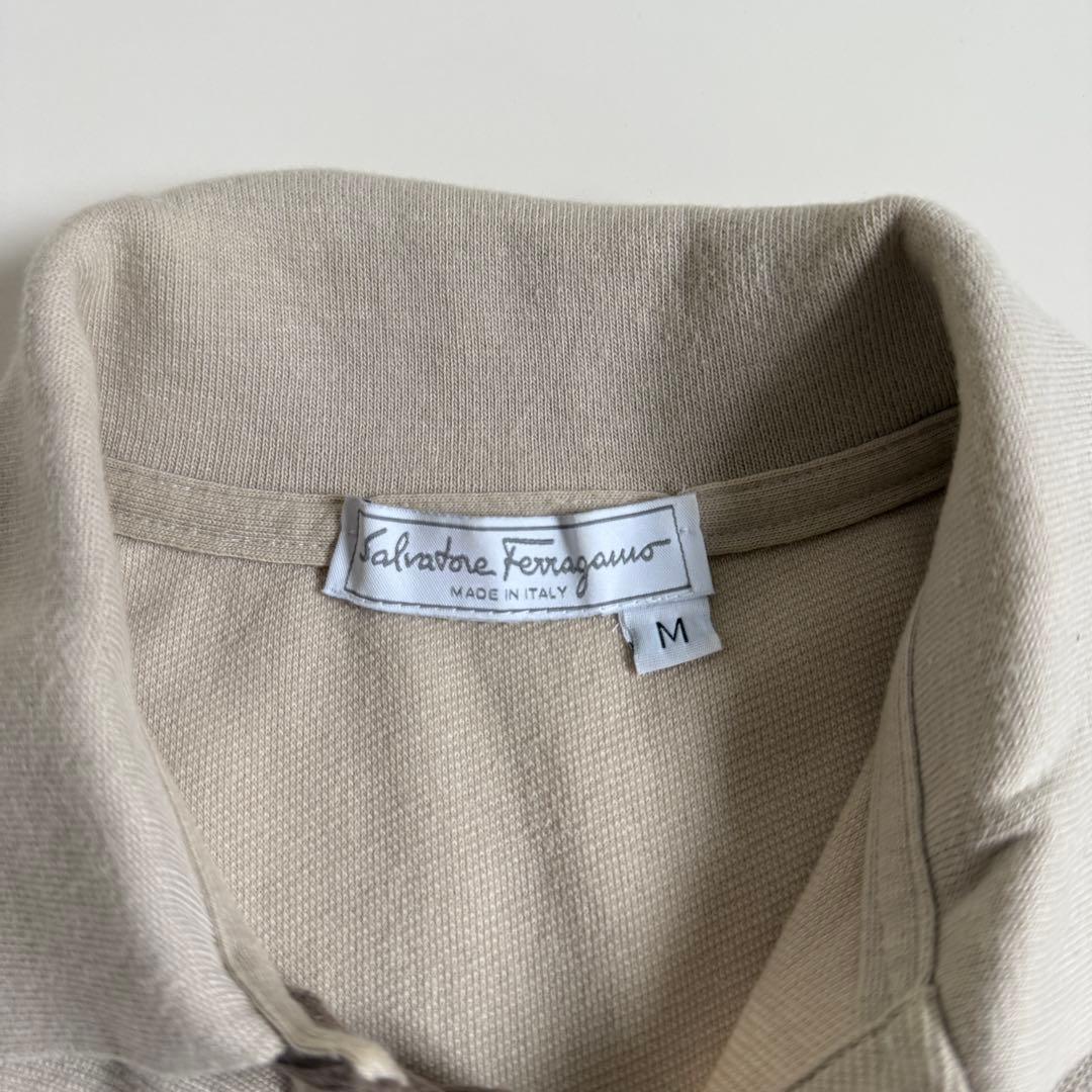 【Salvatore Ferragamo】1990s Polo Shirt
