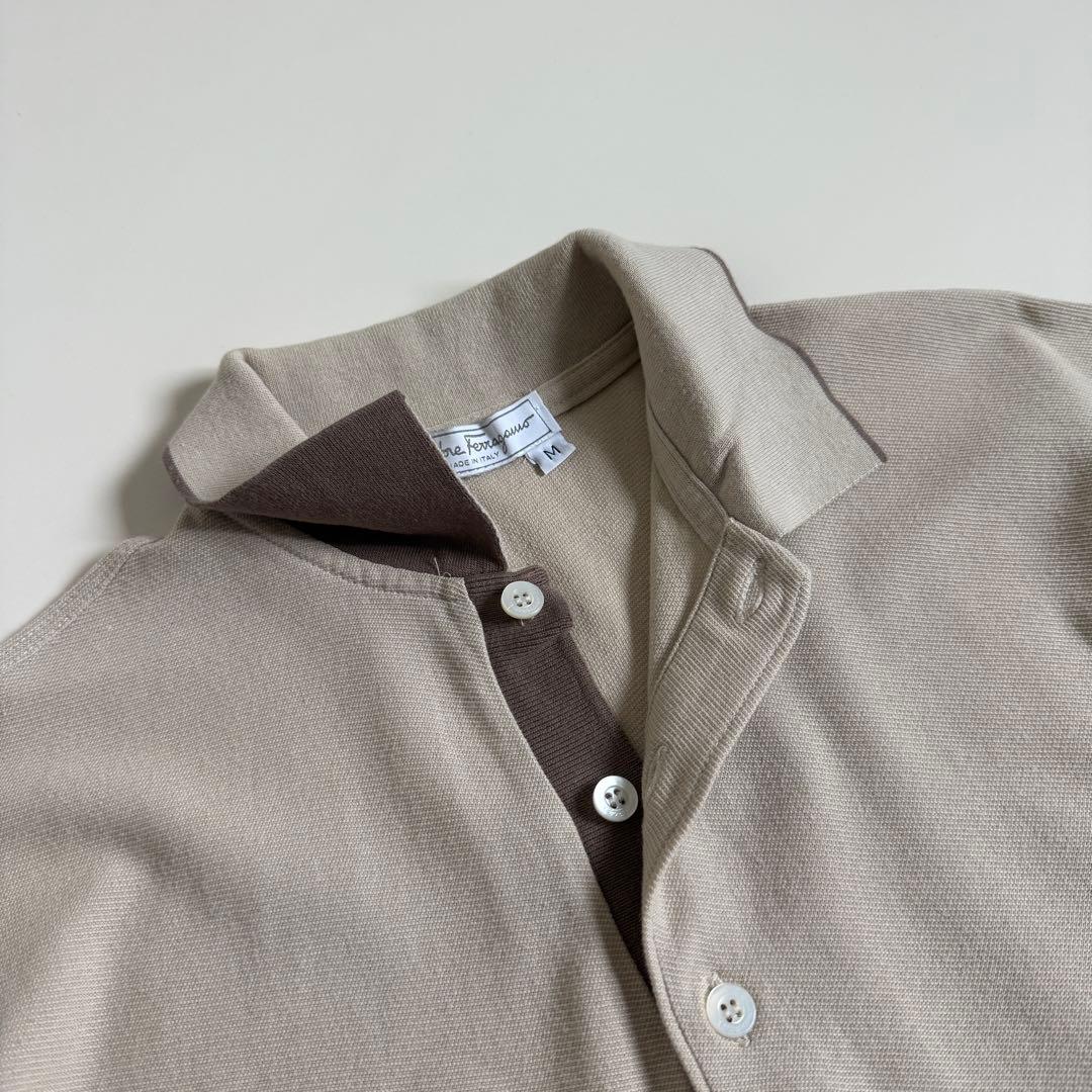【Salvatore Ferragamo】1990s Polo Shirt
