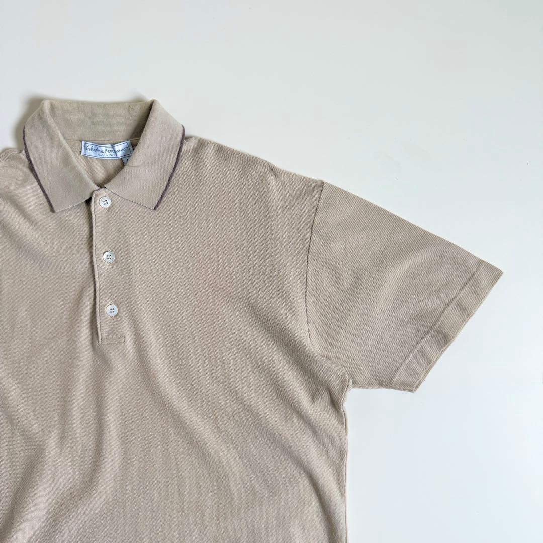 【Salvatore Ferragamo】1990s Polo Shirt
