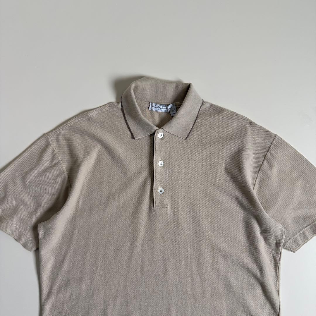【Salvatore Ferragamo】1990s Polo Shirt