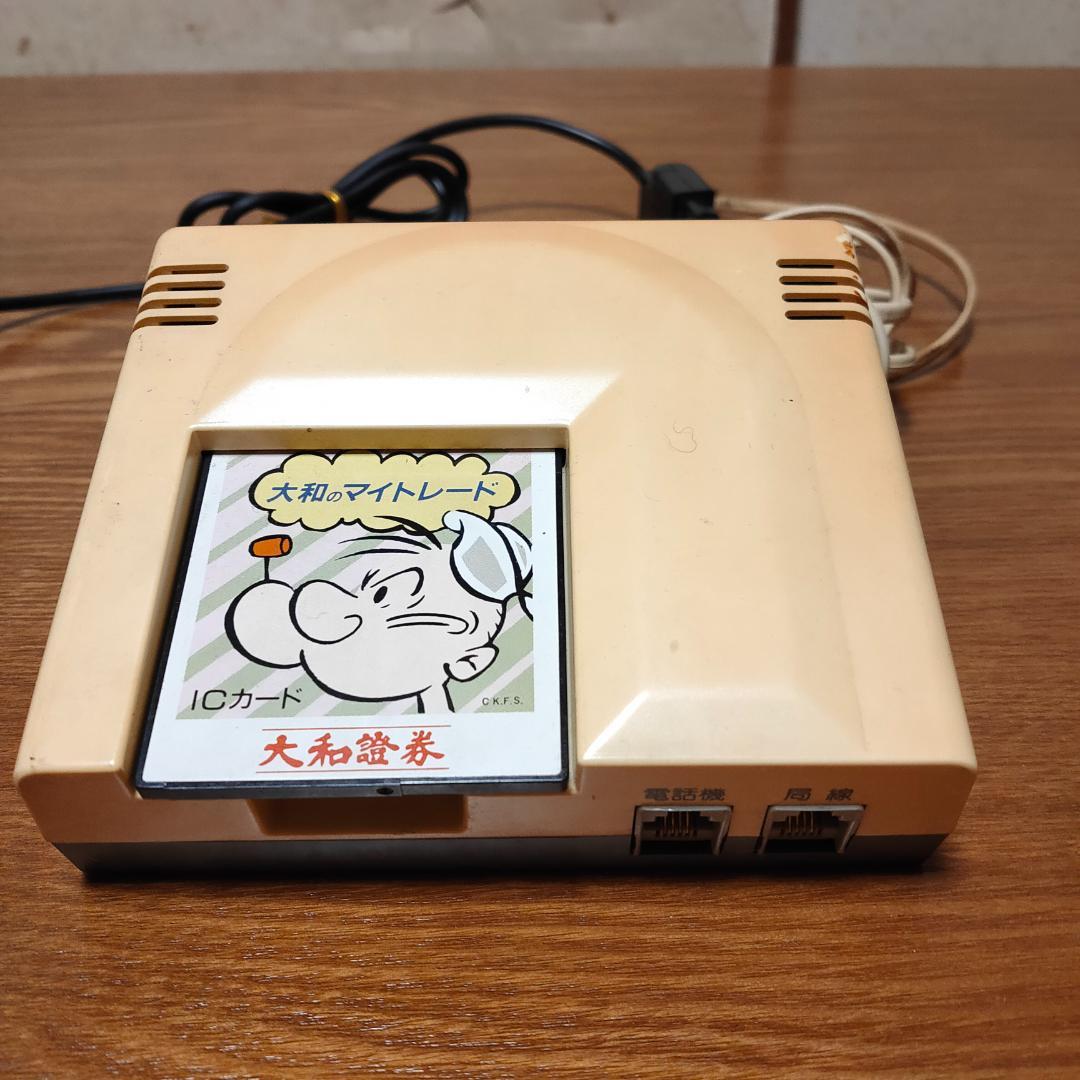 大和のマイトレード　通信カートリッジ　mc 1200b ファミコン　証券