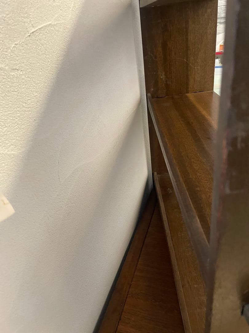 アンティークシェルフ　本棚　棚　楔　飾り棚　くさび式