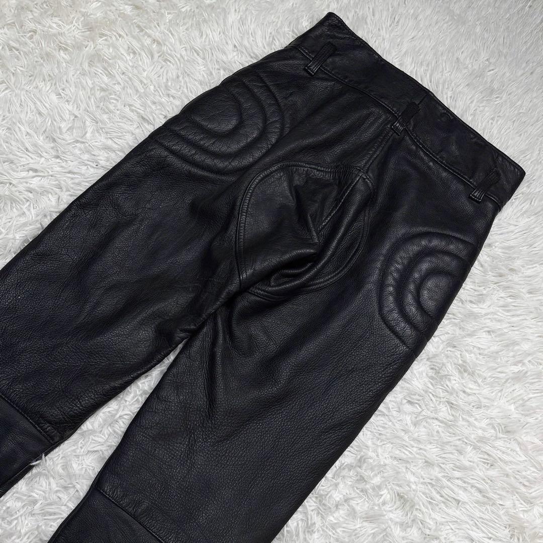 モトリッチ レザーパンツ XL スラックス バイク ウェア 防風 ブラック