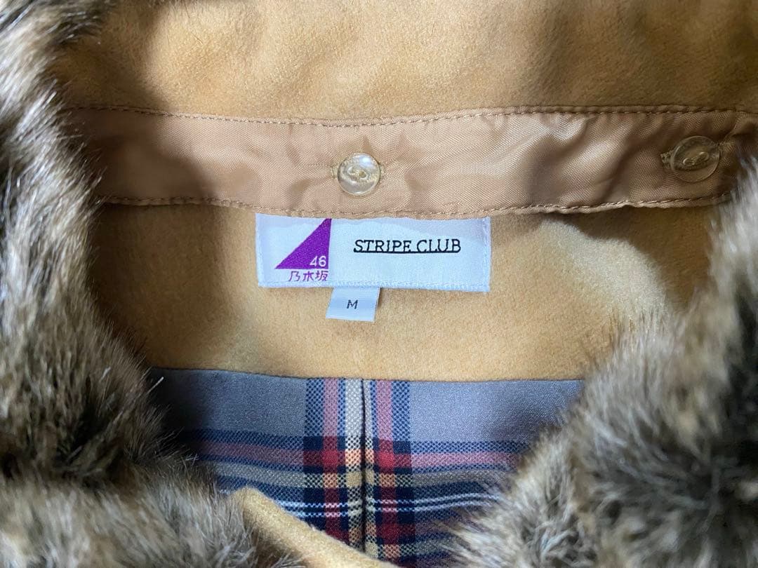 乃木坂46ファーコート M STRIPE CLUB pop up store限定