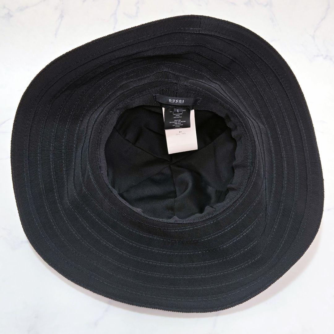 GUCCI バケットハット シェリーライン ブラック L