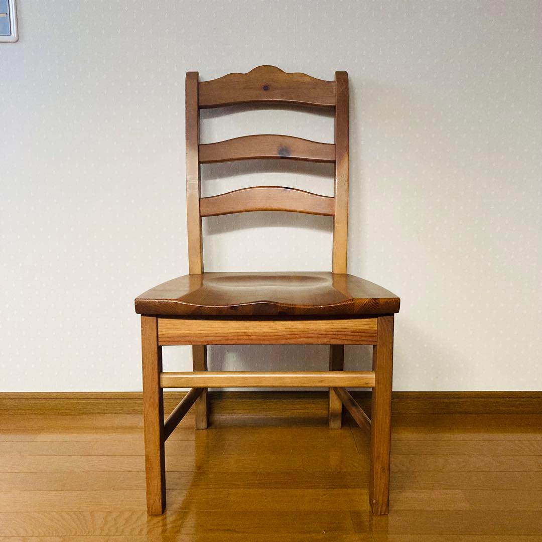 【レア！】KOSUGA PROVENCE 木製ダイニングチェア　ナチュラルウッド