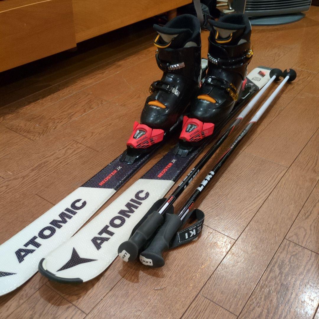 ATOMIC REDSTER 120cmジュニア スキーセット ブーツ付き