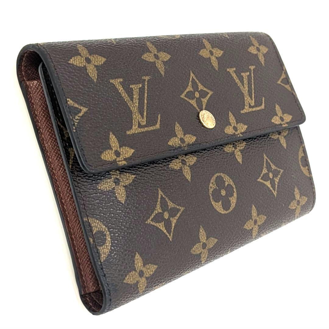 ルイヴィトン モノグラム エテュイ パピエ 三つ折り財布 A39