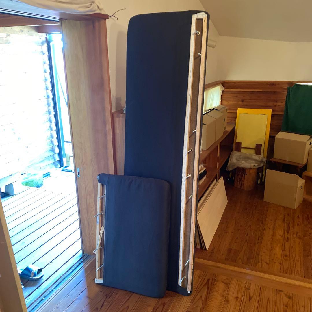 kuro0919【ソーデルハムン】3人掛けソファ クッションアームレスト付