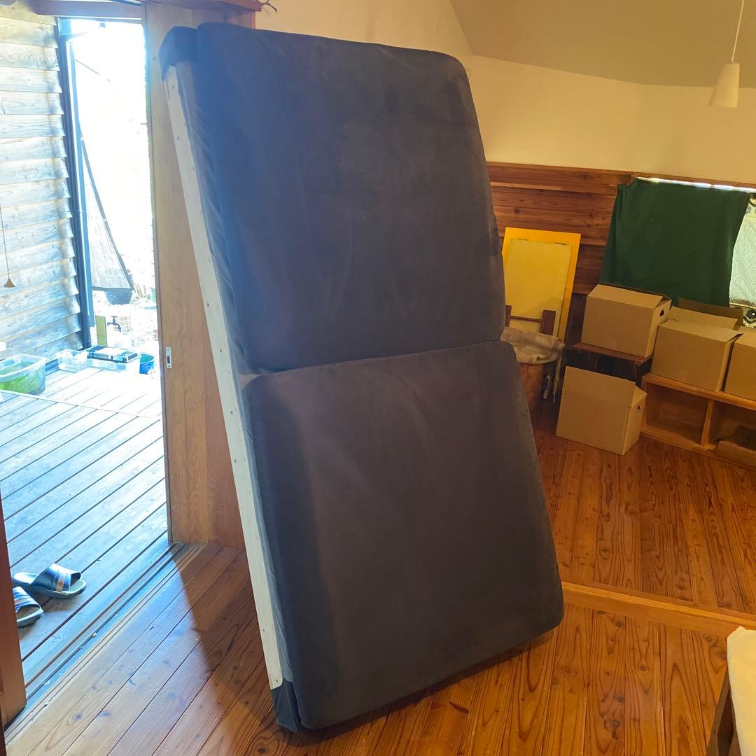 kuro0919【ソーデルハムン】3人掛けソファ クッションアームレスト付