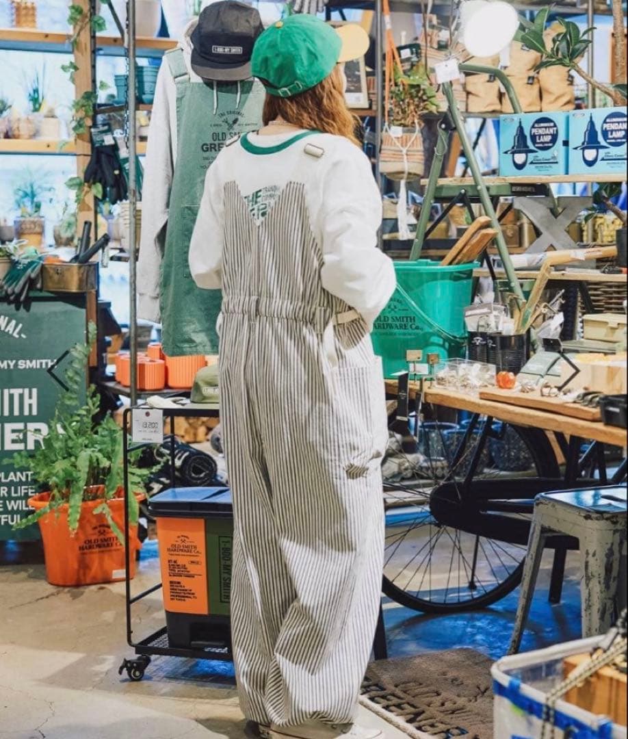 ニコアンド[Make stuff '24]てぃら チノワークサロペット