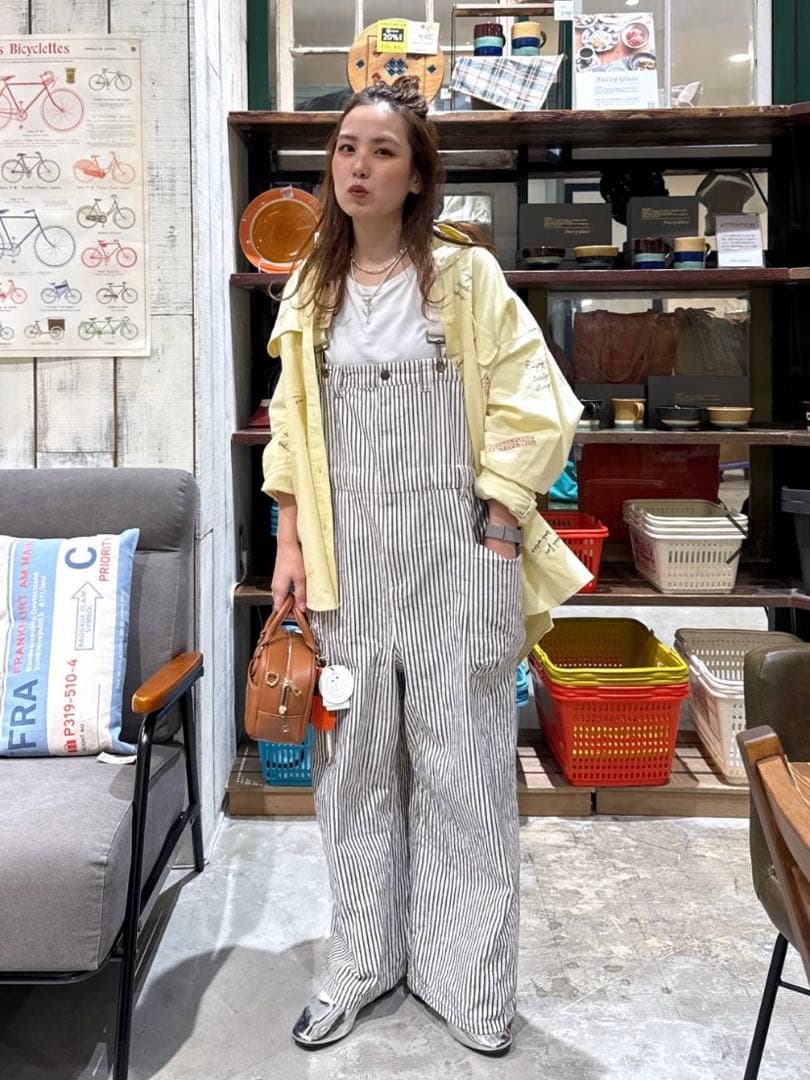 ニコアンド[Make stuff '24]てぃら チノワークサロペット